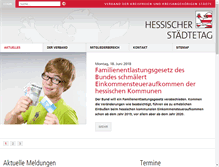 Tablet Screenshot of hess-staedtetag.de